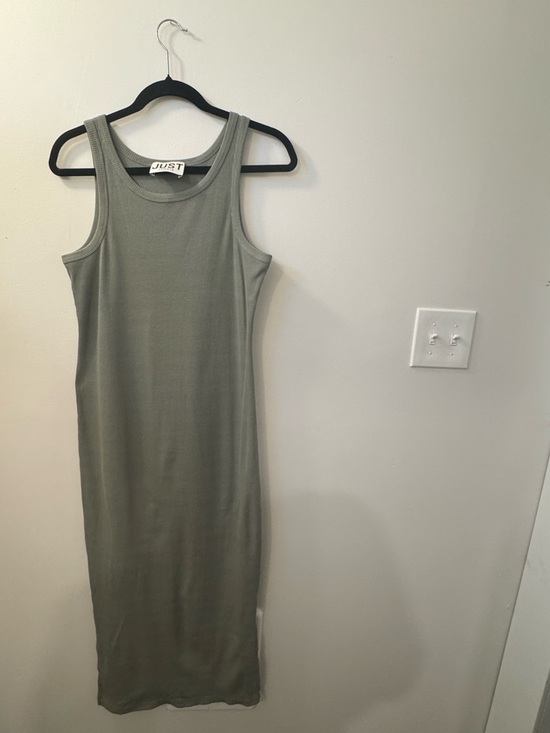 Just Female Dresses & Skirts - Just Female Sleeveless Maxi Dress in Sage Green
